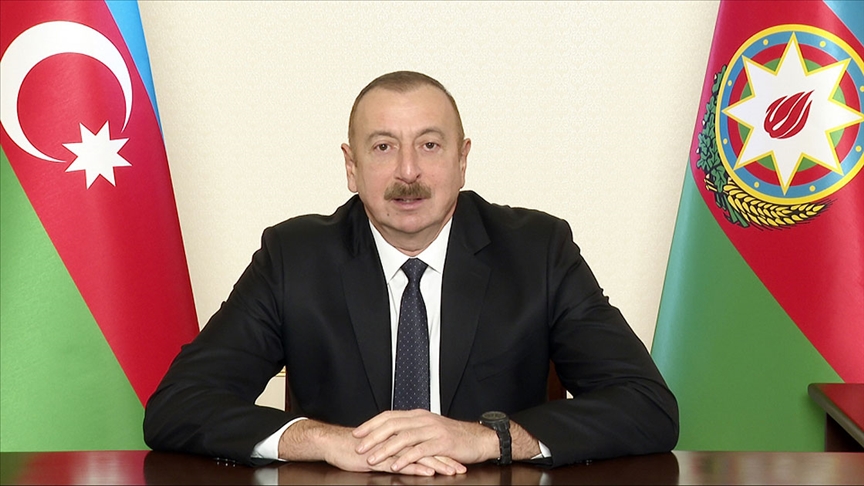 Azerbaycan Cumhurbaşkanı Aliyev: Nahçıvan'a açılacak ulaştırma koridoru bölgeye yeni olanaklar getirecek