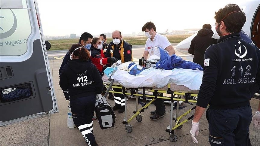 Kosovo explosion victims arrive in Turkey for treatment