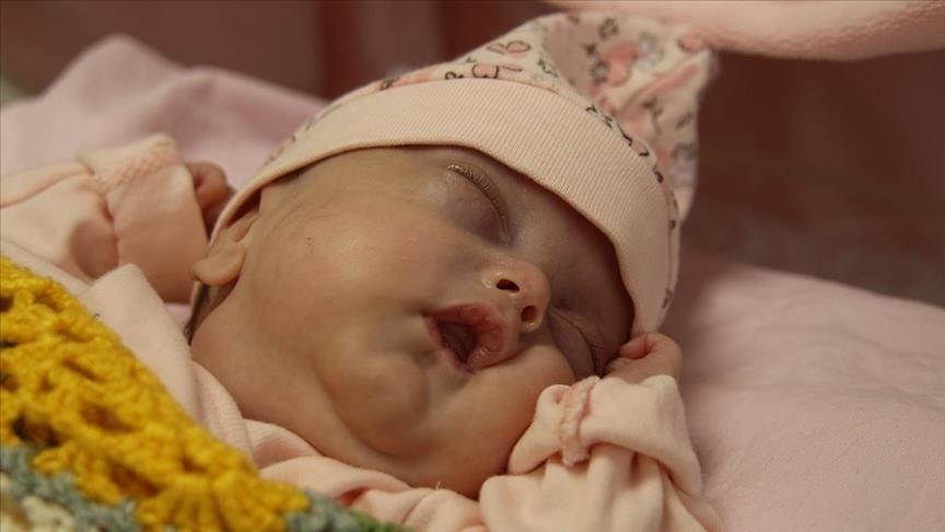 Miracle baby clutches onto life in central Turkey