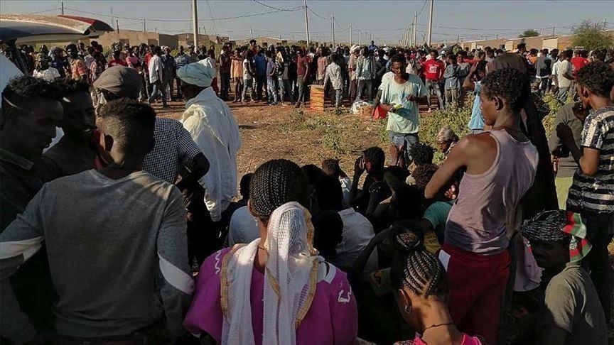 ارتفاع عدد لاجئي إثيوبيا الفارين للسودان إلى نحو 64 ألفا