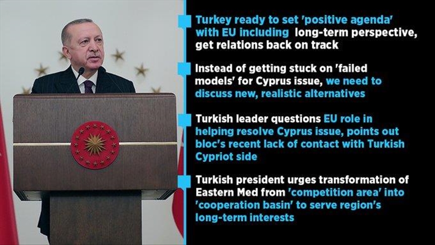 Turkey ready to set positive agenda with EU: President