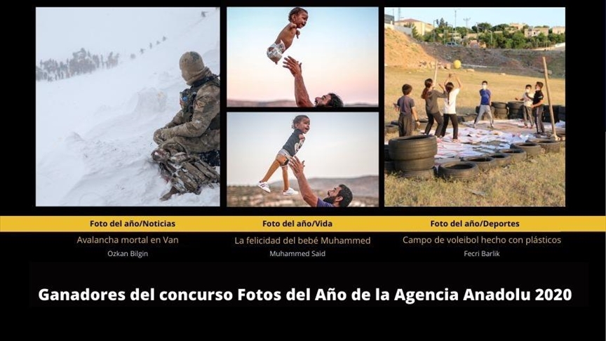 Ganadores de las fotos del año de la Agencia Anadolu recibieron sus premios