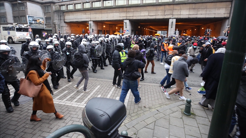 Belgium: Protesters, police clash in immigrant's death