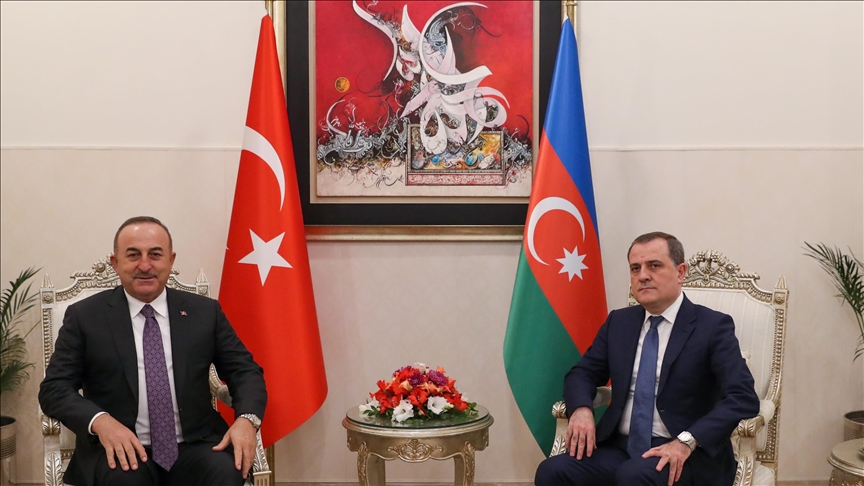 Turkish, Azerbaijani ministers discuss post-war developments