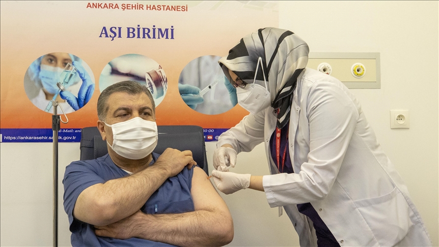 Menkes Turki terima vaksin CoronaVac pertama