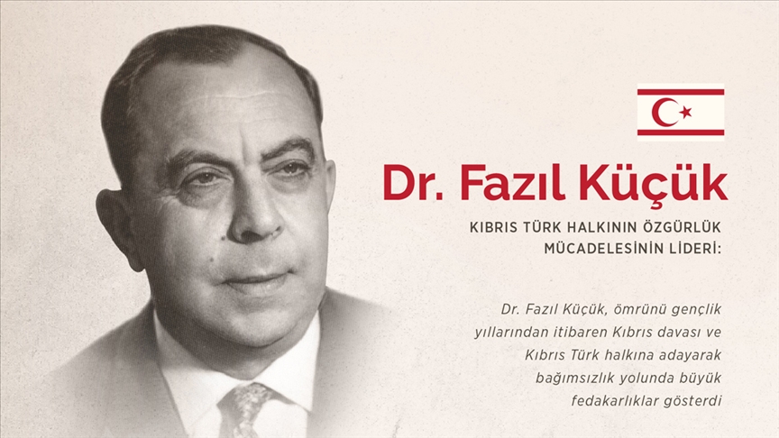37η επέτειος από το θάνατο του Fazıl Küçük, του ηγέτη του τουρκοκυπριακού λαού για την ελευθερία