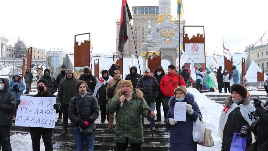 В Украине прошли акции против роста тарифов на ЖКХ