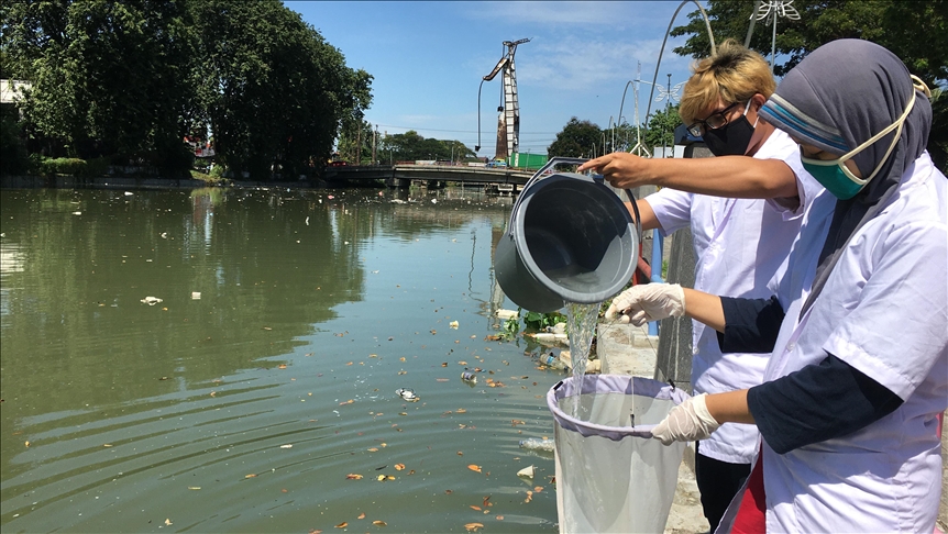 Bengawan Solo riwayatmu kini: Mikroplastik, mengalir sampai jauh...