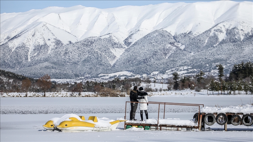 جذابیت فوق العاده دهکده تعطیلات زمستانی در استان بورسای ترکیه