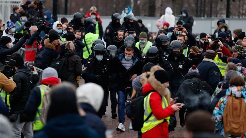 В России проходят протесты в поддержку Навального