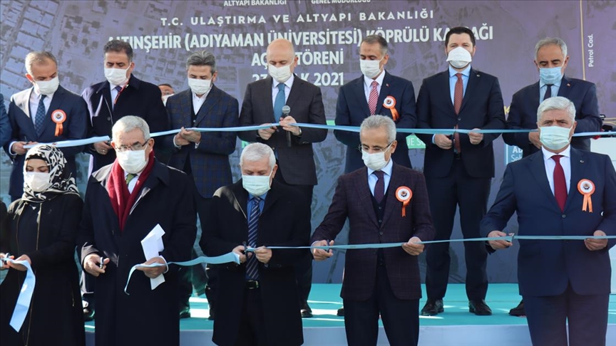 Adıyaman'ın trafik yoğunluğunu azaltacak kavşak hizmete açıldı