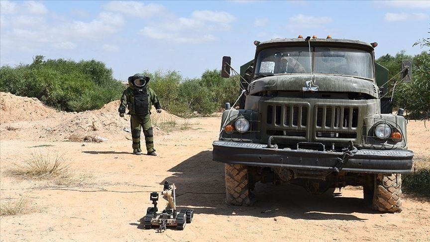 L'armée turque continue de désamorcer les mines et les restes d'explosifs en Libye