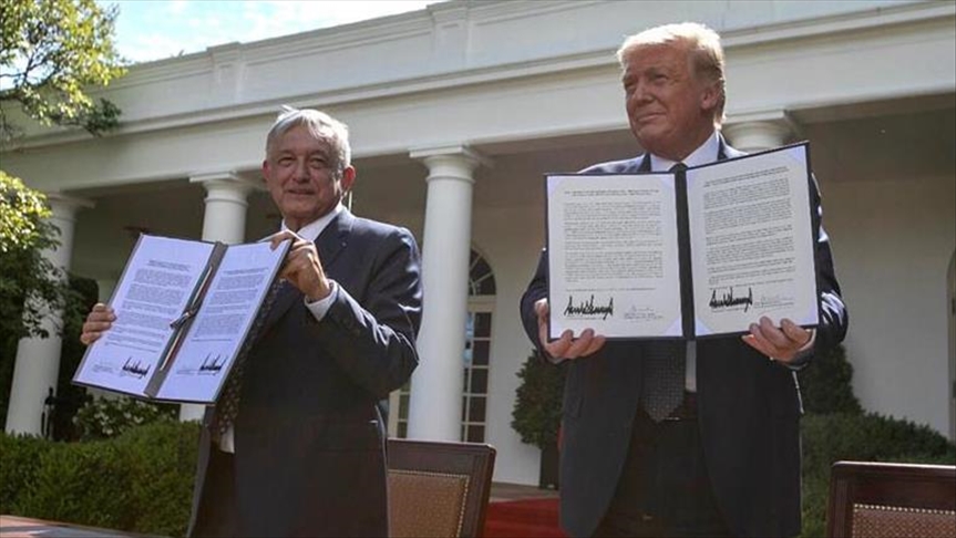 Trump agradeció en una carta de despedida a AMLO por tratado de libre comercio y acciones en la frontera México-EEUU