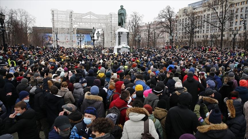 В России судят участников акции в поддержку Навального