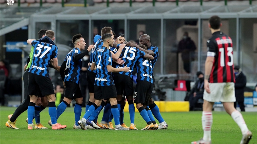 İtalya Kupası'nda Inter, Milan'ı 2-1 yenerek yarı finale yükseldi