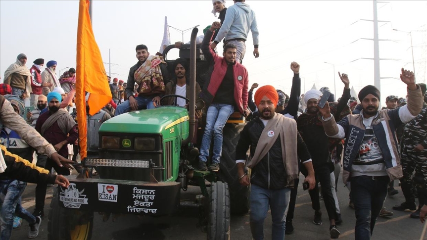 Agricultores que protestan en India cancelaron la marcha al Parlamento del 1 de febrero