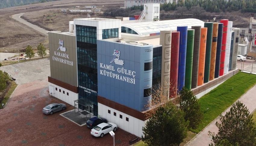 Uniquely designed Turkish library serves users