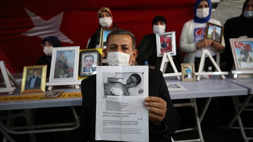 One more family joins sit-in against PKK in Turkey