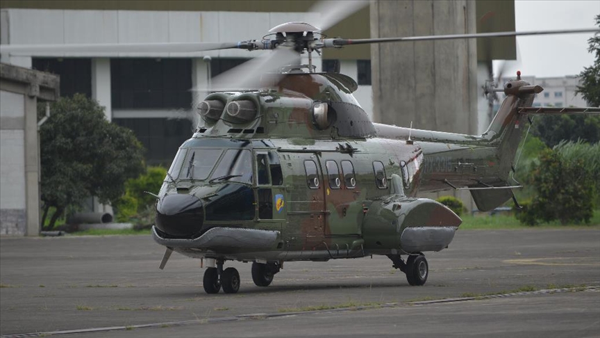 Kekuatan TNI AU bertambah satu unit helikopter Super Puma