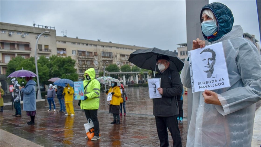Crna Gora: U Podgorici održan skup solidarnosti sa ruskim opozicionarom Aleksejom Navaljnim