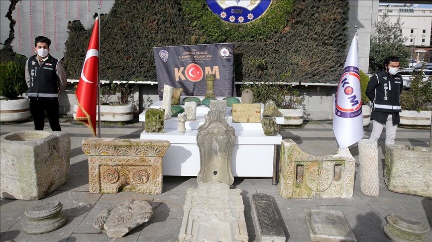 Turkey: 71 historical artifacts seized in Istanbul