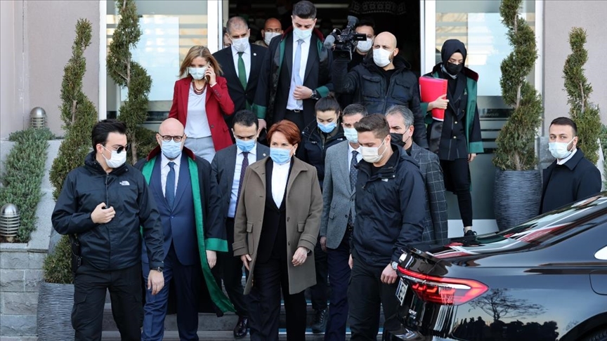 İYİ Parti Genel Başkanı Akşener, Antalya'da yargılandığı dava kapsamında talimatla ifade verdi