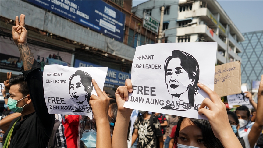 Myanmar : Le parti de Aung San Suu Kyi appelle à ne pas reconnaitre les putschistes