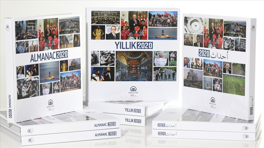 Anadolu Ajansının üç ayrı dilde hazırladığı 2020 yıllıkları yayımlandı