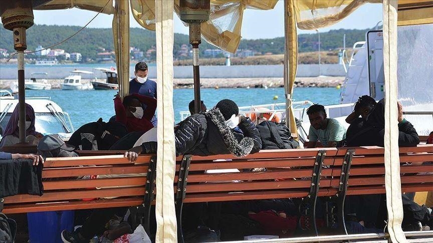 10 asylum seekers held in northwestern Turkey