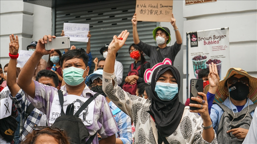 Sejumlah Demonstran Myanmar Dalam Kondisi Kritis Setelah Tertembak Polisi