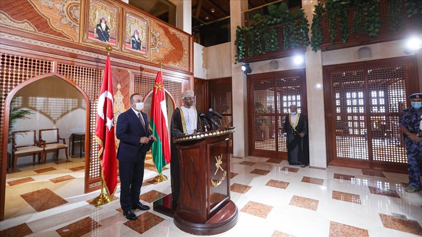 Umman Dışişleri Bakanı Busaidi: Çavuşoğlu'nun ziyaretinde iki ülke arasında faydalı bir oturum gerçekleştirdik