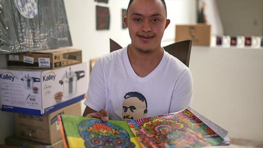 Franco Parra, el joven colombiano con síndrome de Down que quiere ser maestro de arte 