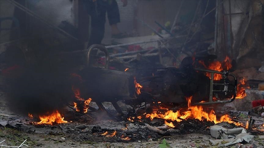 مقتل مدني وإصابة 12 بتفجير إرهابي شمال سوريا