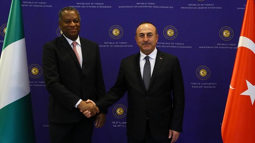top turkish nigerian diplomats discuss sailors rescue