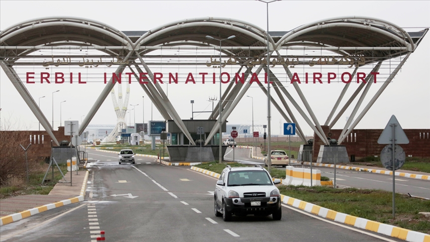 Roket saldırılarının hedefi olan Erbil Havalimanı yeniden uçuş trafiğine açıldı