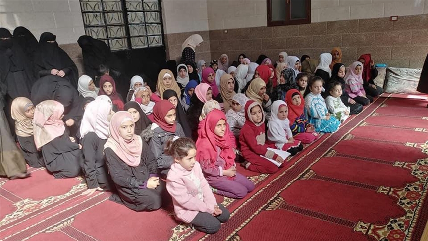 Türkiye Diyanet Vakfı, Barış Pınarı Harekatı bölgesinde çocuklara Kur'an-ı Kerim eğitimi veriyor