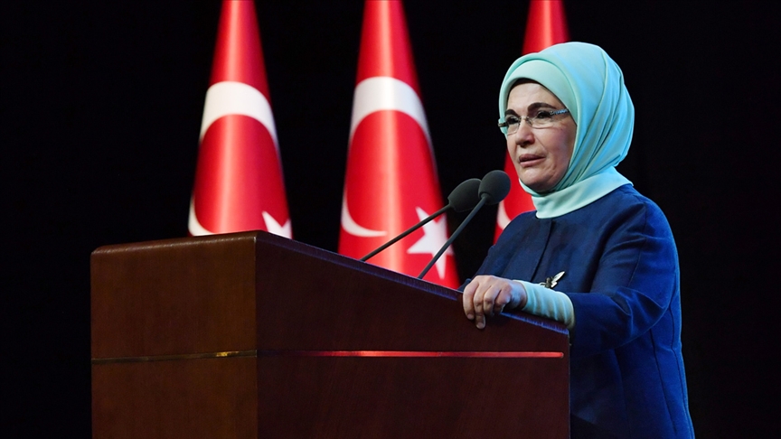 Emine Erdoğan: İklim değişikliğiyle mücadele edilecekse zafer yeni yaşam kültürleri inşa etmeden kazanılamaz