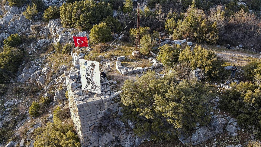 antalya daki kagrai antik kenti nin