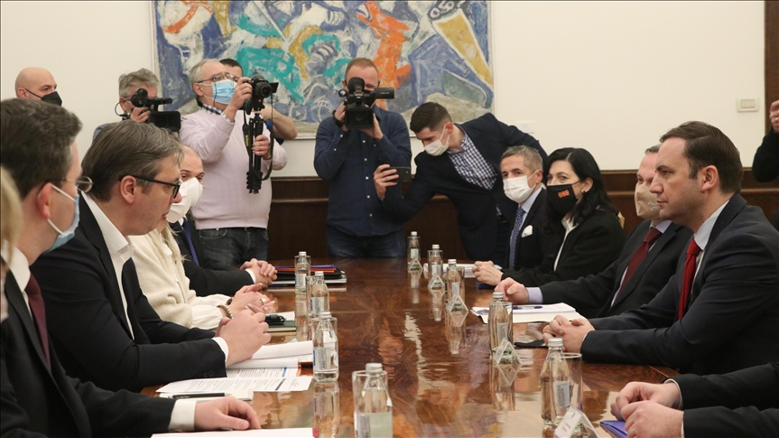 Белград: Османи на средба со претседателот на Србија, Вучиќ