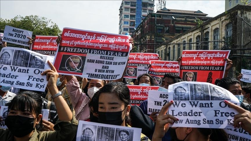 Oposisi Myanmar sambut baik sanksi Inggris dan Kanada