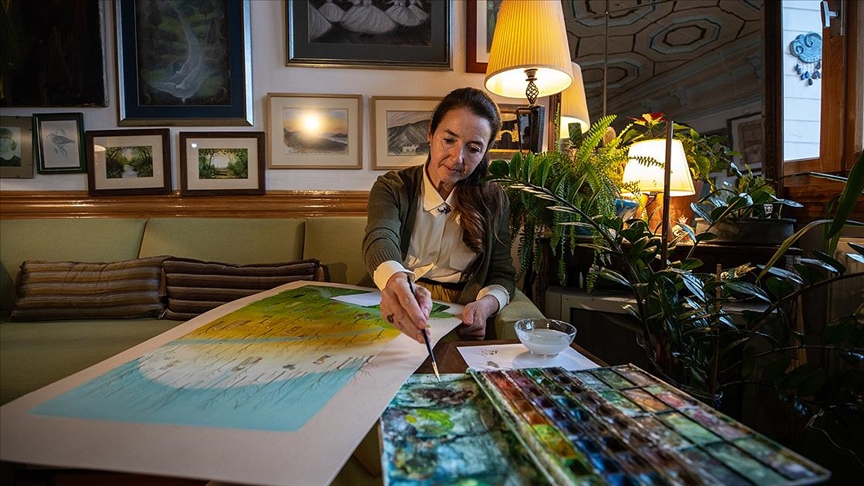 Minyatür sanatçısı Gaye Özen: Bizler kainatın nakkaşının emanetçileriyiz
