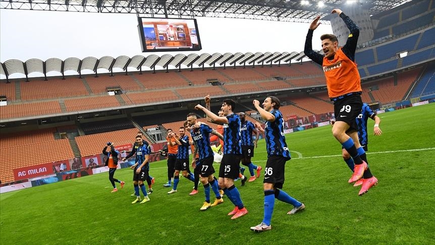 Football: Inter claim 3-0 away win in Milan derby