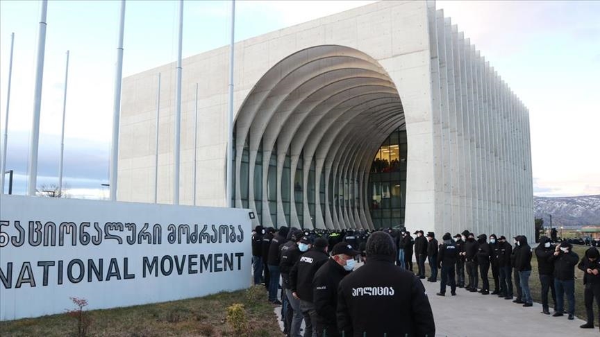 Georgia's main opposition leader arrested at party HQ