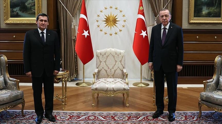 Erdogan reçoit le MAE turkmène, Raşit Meredow