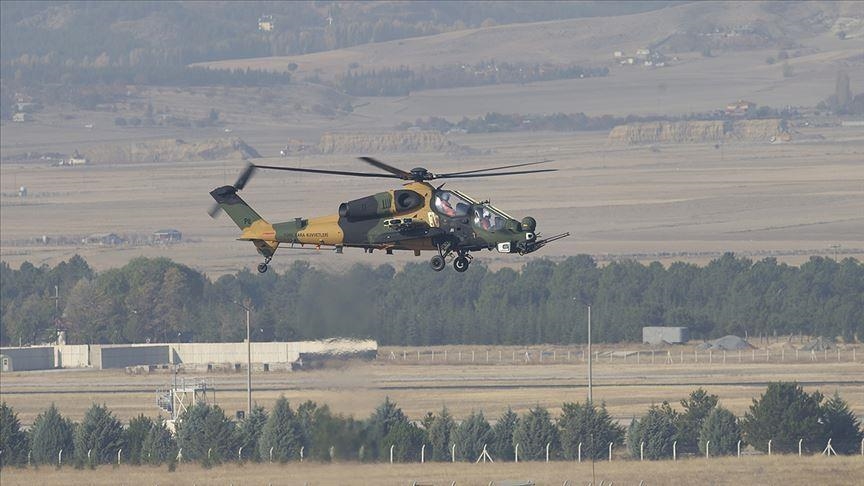 На вооружение турецкой армии поступил второй ударный вертолет Т-129 ATAK