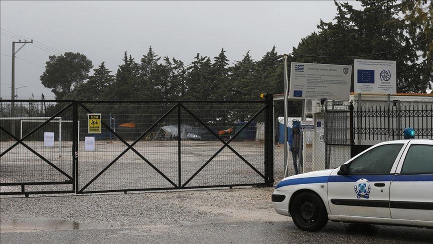 7-year-old dies in Greek migrant camp blaze