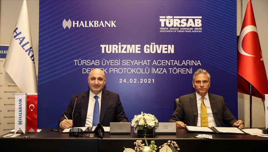 Halkbank’tan 'TÜRSAB Üyesi Seyahat Acentelerine Destek Paketi'