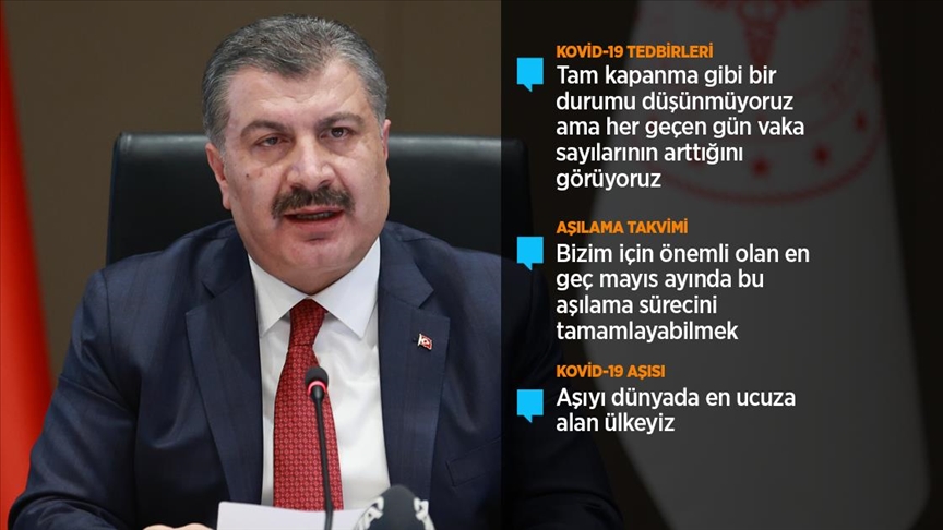 Sağlık Bakanı Koca: Çin aşısı için hiçbir şekilde aracı firmaya bir kuruş ilave verilmemiştir