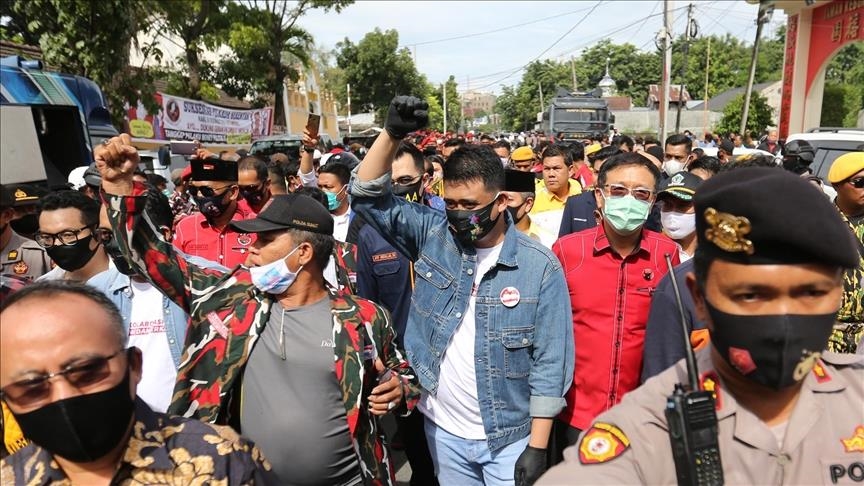 Anak dan menantu presiden Jokowi resmi menjadi kepala daerah
