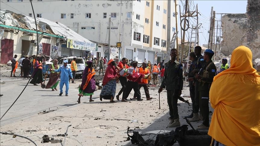 إصابة جنديين في تفجير لغم وسط مقديشو 